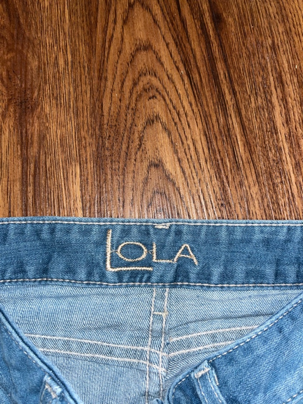 lola Dark Blue Straight-Leg Jeans - Picture 4 of 9